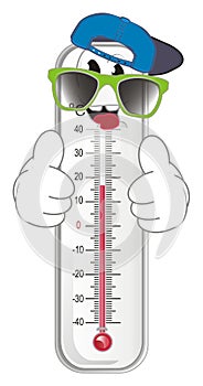 Funny thermometer with tools