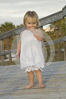 Happy toddler girl