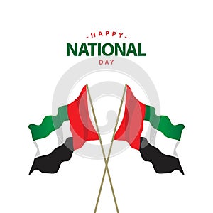 Happy UAE National Day Vector Template Design Illustration