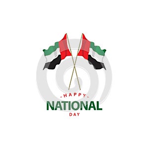 Happy UAE National Day Vector Template Design Illustration