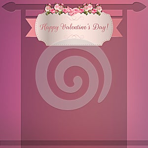 Happy valentine background