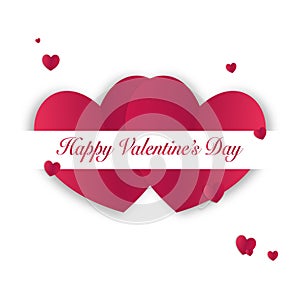 Happy Valentine day greeting card