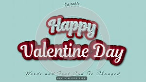 HAPPY VALENTINE DAY TEXT EFFECT