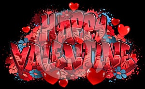 Happy Valentine design