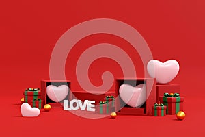 Happy valentine`s day background.