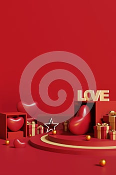 Happy valentine`s day background.