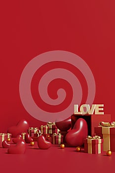 Happy valentine`s day background.