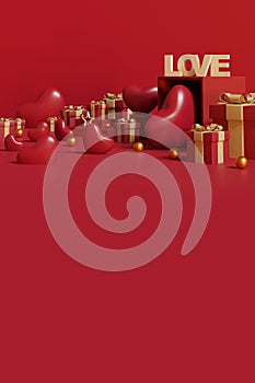 Happy valentine`s day background.