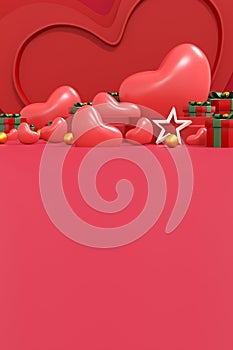 Happy valentine`s day background.