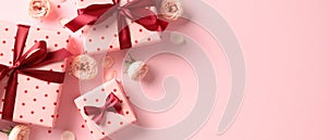 Happy Valentine\'s Day banner design