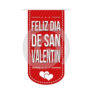 Happy valentine's day banner design