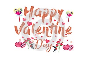 Happy Valentine`s Day Beautiful holiday romance photo