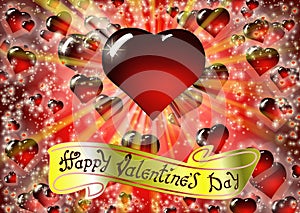 Happy Valentine`s day card