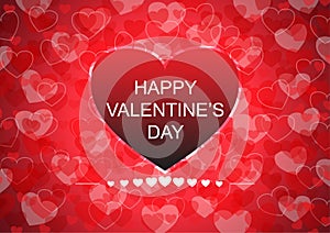 Happy valentine`s day card background