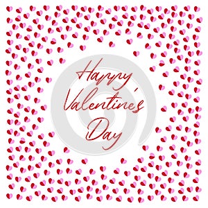 Happy Valentine\'s Day Card vector illustration