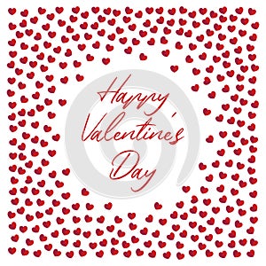 Happy Valentine\'s Day Card vector illustration