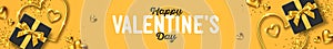 Happy Valentine\'s Day greeting banner