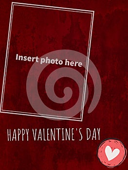 Happy Valentine& x27;s Day greetings card