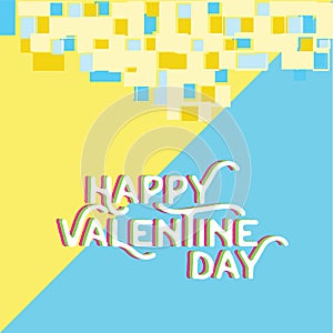 Happy valentine`s day heart , greeting happy valentine day holid