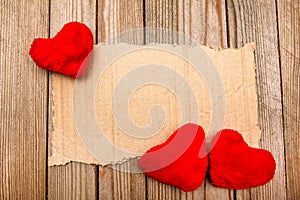 Happy Valentine`s day holiday love and male tie frame background