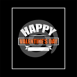 Happy valentine\'s day quotes wishing design