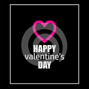 Happy valentine\'s day quotes wishing quote design print ready source file
