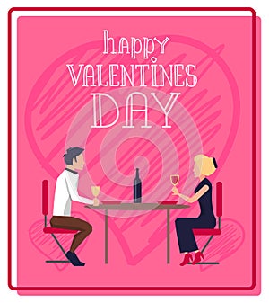 Happy Valentine s Day Vector Illustration