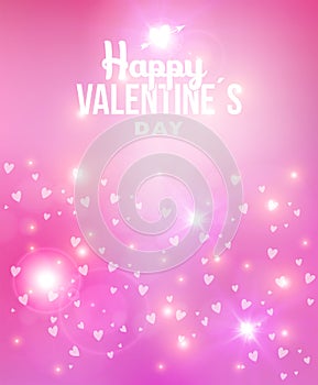 Happy Valentines day abstract background