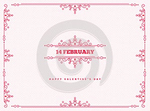 Happy Valentines Day Certificate