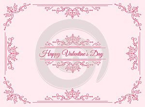 Happy Valentines Day Greeting Card