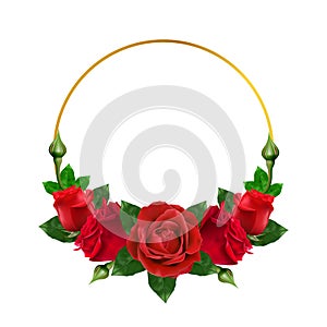 Happy Valentines Day. Greeting card with realistic of red rose, Typography design for print cards, banner, poster. Vector Eps.10