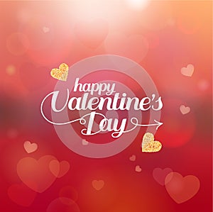 Happy Valentines Day hand drawing vector lettering design and lace heart