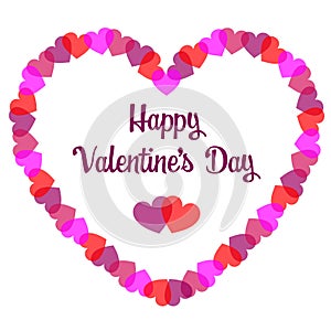 Happy Valentines Day heart graphic