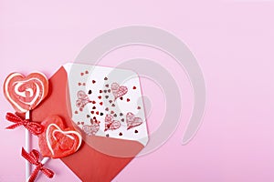 Happy Valentines Day Love Letter Envelope