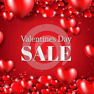 Happy Valentines Day Sale Poster