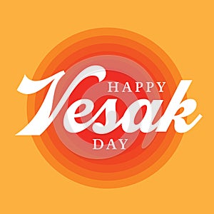 Happy Vesak Day Buddhist celebration photo