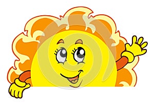 Happy waving Sun