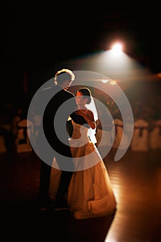 Recepción de la boda bailar 