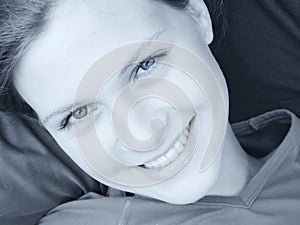 Happy woman photo