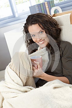 Happy woman enjoying leisure