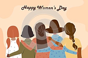 Happy Women's Day background