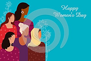 Happy Women's Day background