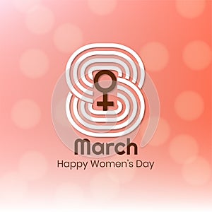 Happy Women`s day concept sumbol background