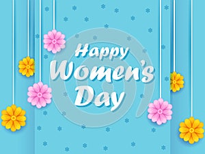 Happy Women's Day elegence greeting for 8th March celebration