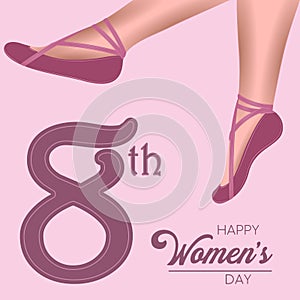 Happy womens day card