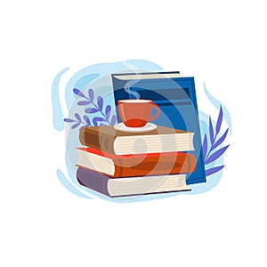 happy World book day 23 april vector