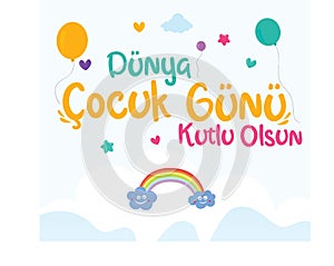 Happy world childrens day turkish: dunya cocuk gunu kutlu olsun