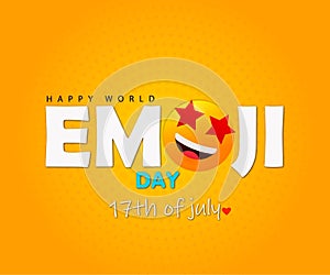 Happy World smile day emojis composition