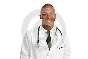 Happy Young African-American Doctor