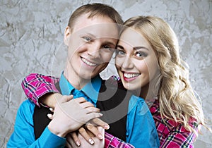 Happy young couple